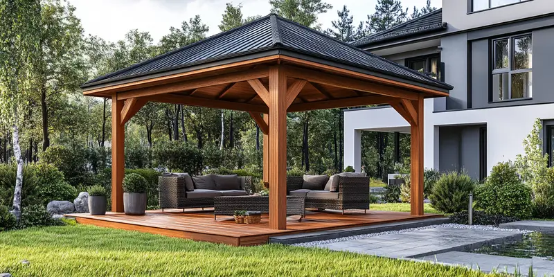 Jaka odległość altany od granicy działki?