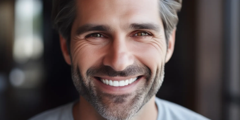 Stomatolog wykona odbudowę uzębienia przy pomocy implantów zębowych