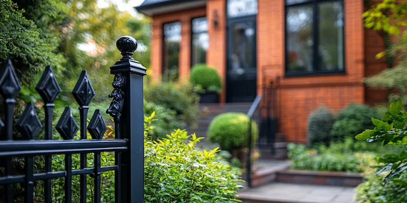 Alu Zäune aus Polen mit Montage