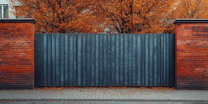 Metallzaun aus Polen mit Montage